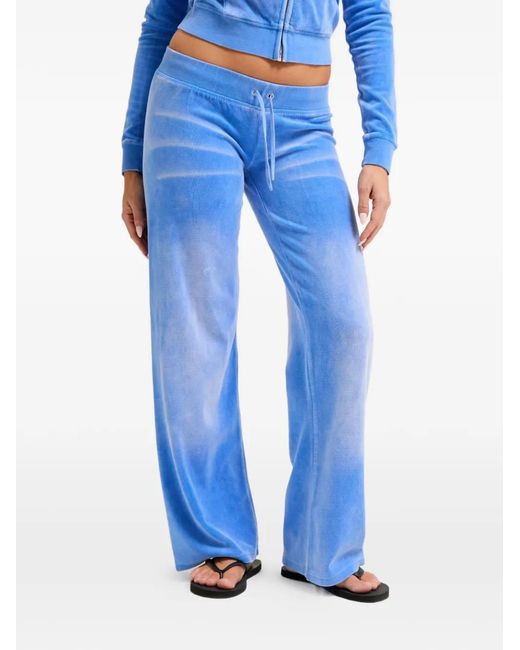 Juicy Couture Blue Pantalon De Jogging À Effet Délavé