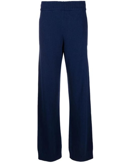 Adidas Blue Essentials W Cotton Knitted Trousers