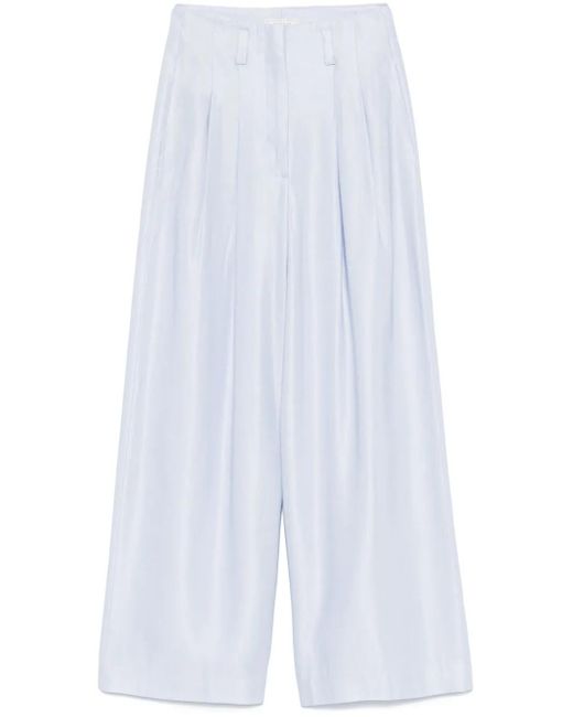 Peserico ワイドパンツ White