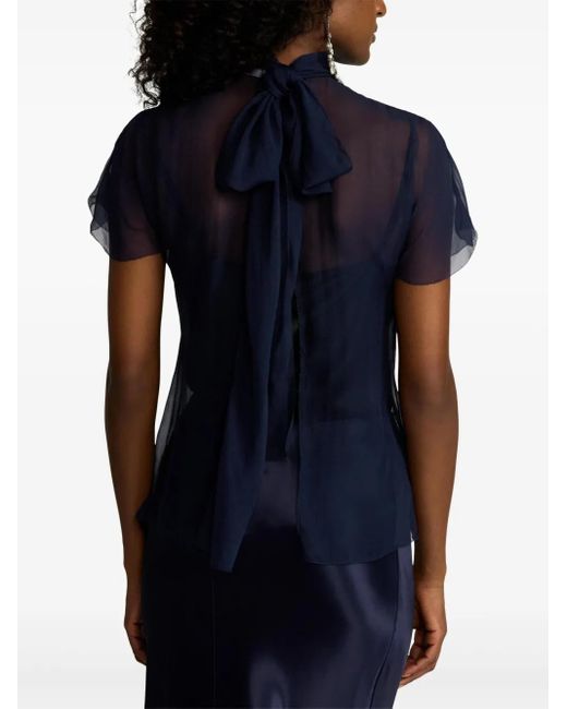 Ralph Lauren Etta Blouse in het Blue