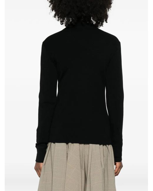 Pull À Col Zippé 6397 en coloris Black