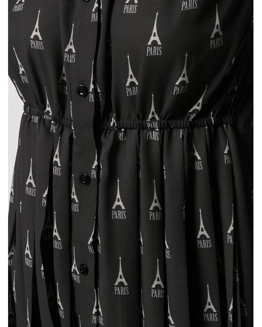 Balenciaga Black Eiffel Tower Dress