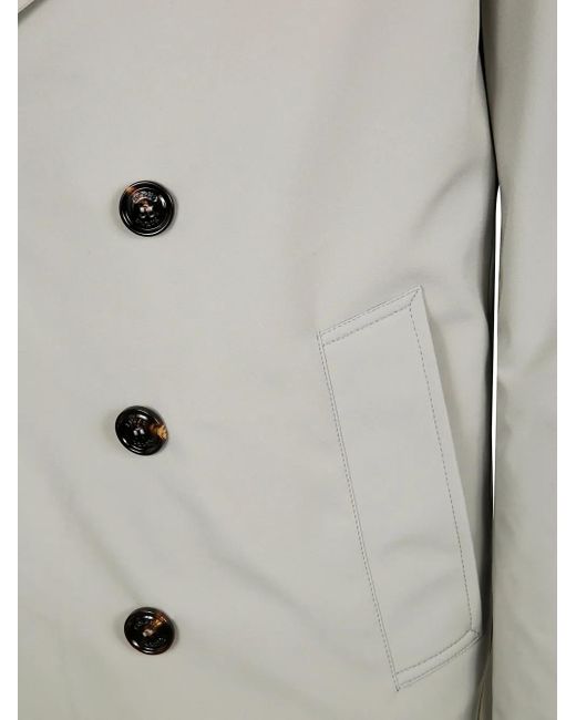KIRED Gray Double-Breasted Jacket for men