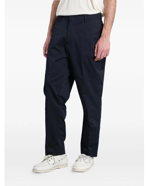 Grayed Blue Diky Trousers for men