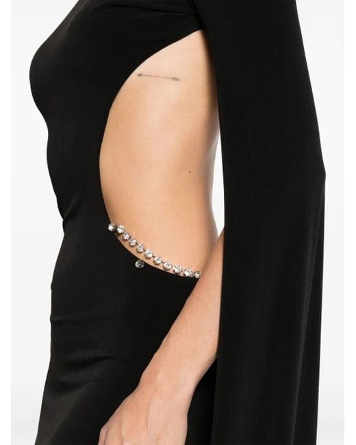 Nissa Black Jersey Dress