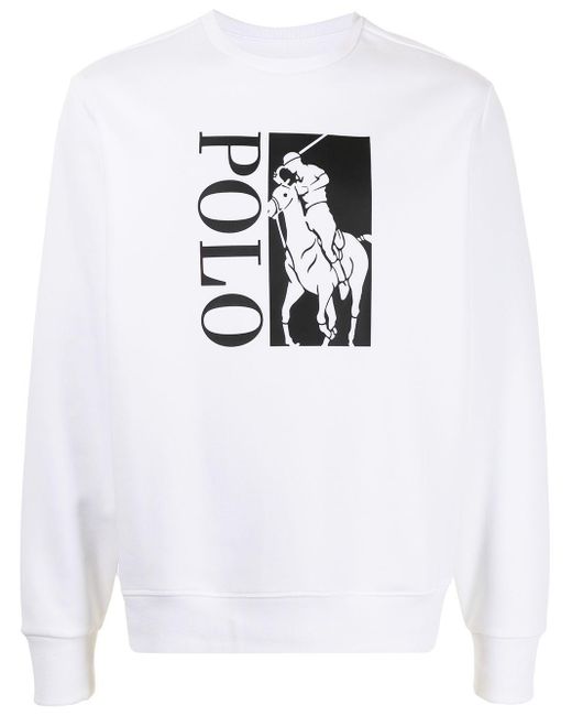 Polo Ralph Lauren Multicolor Big Pony Logo Printed Sweatshirt for men