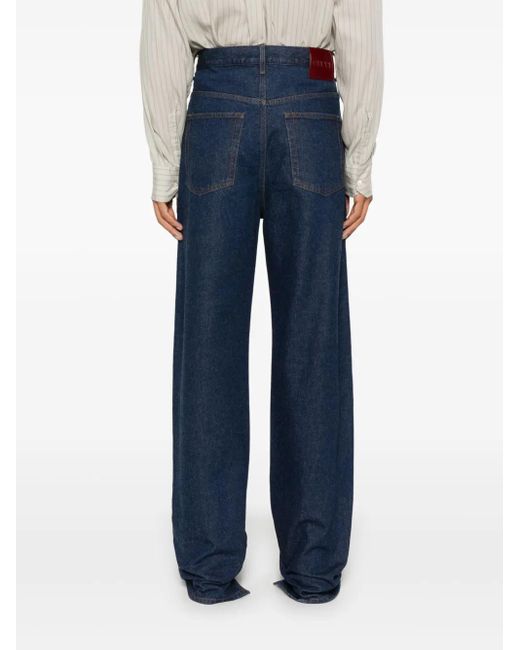 Gucci Jeans Met Logopatch in het Blue voor heren