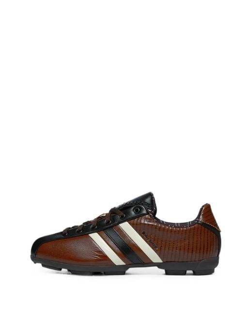 Wales Bonner Brown X The Field Lizzard Y3 Sneakers