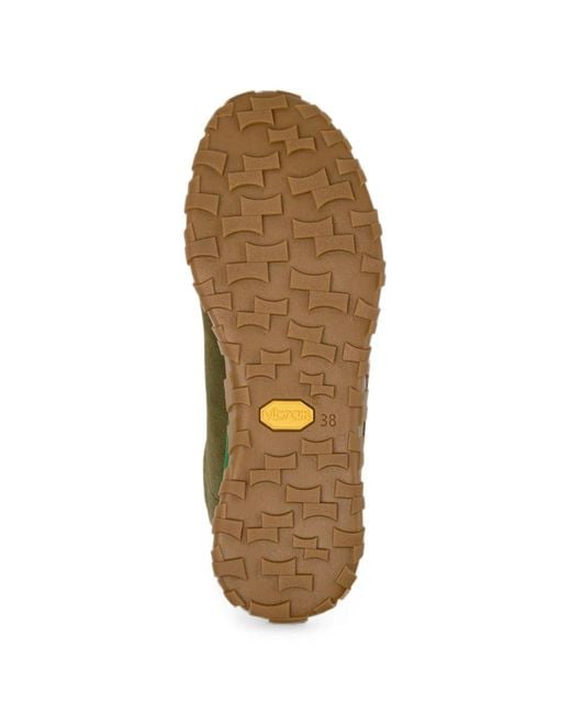 Camper Green Drift Walk Suede Sneakers for men