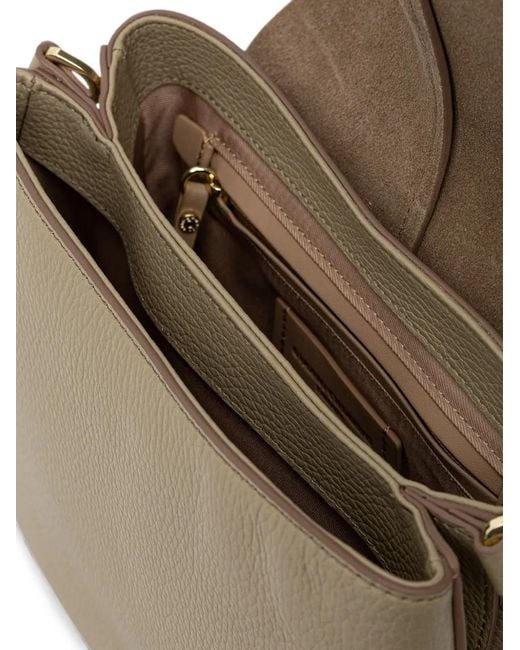 Gianni Chiarini Natural Medium Helena Round Grained Cross Body Bag