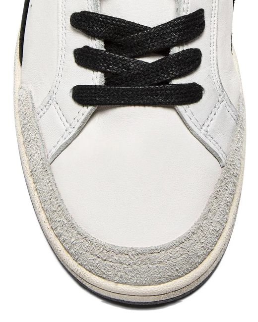 Diadora White Leather Sneakers for men