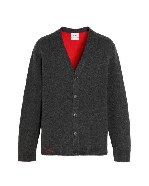 Barrie Gray Double-Faced Button-Up Cardigan for men