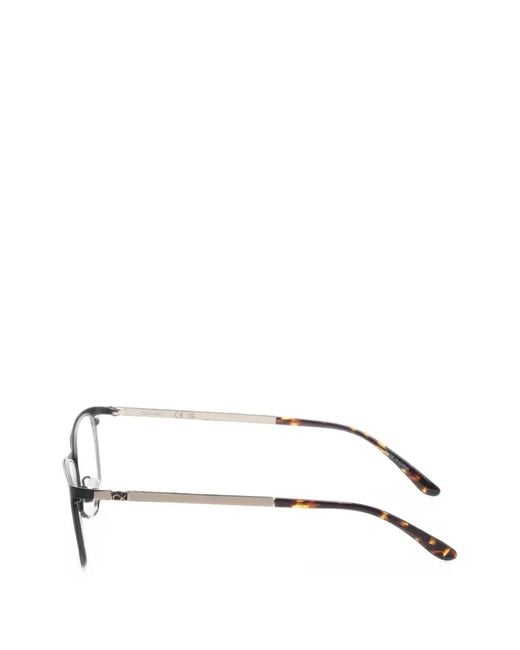 Calvin Klein White Square-Frame Glasses