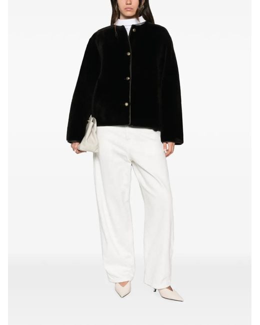 Arma Black Gloria Reversible Shearling Jacket