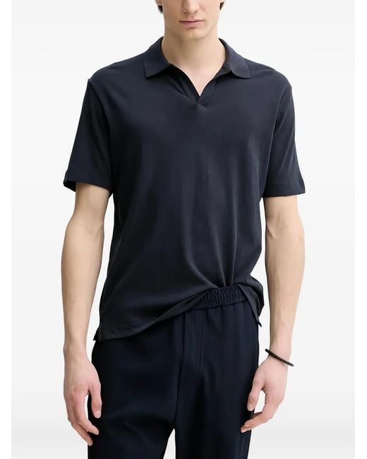 Marc O' Polo Black Short-Sleeve Polo Shirt for men