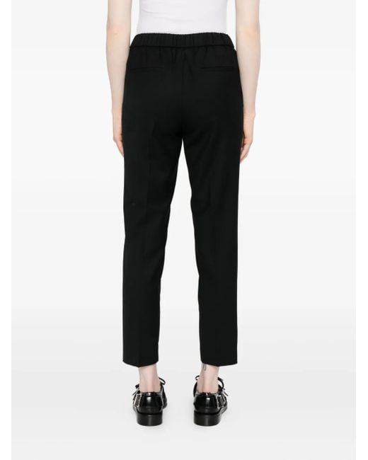 Peserico Broek Met Zijstreep in het Black