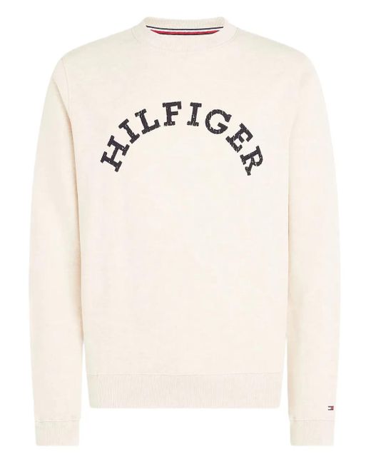 Tommy Hilfiger Natural Logo-Detail Sweatshirt for men