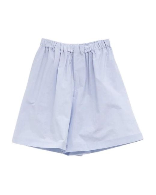 Baserange Blue Elasticated Shorts