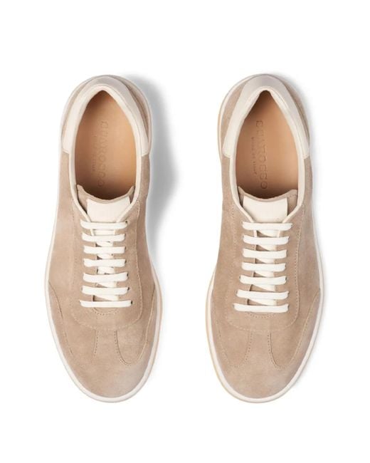 Scarosso Natural Suede Sneakers for men
