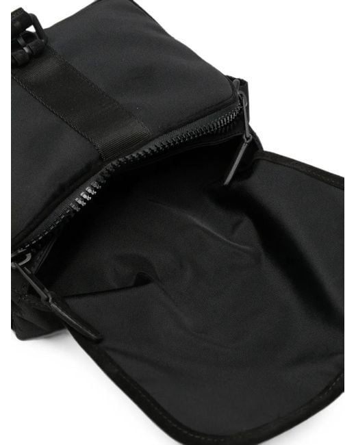 Moschino Black Sacoche À Bande Logo for men