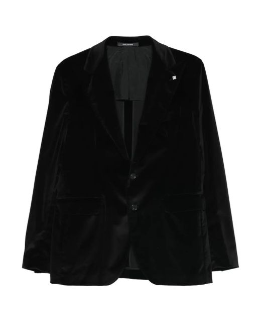 Tagliatore Black Pocket Blazer for men