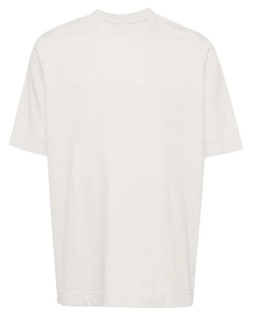 Casey Casey White Felix Cotton T-Shirt for men