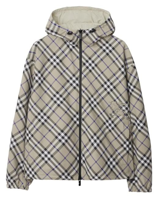 Burberry Equestrian Knight Kapuzenpullover in Gray für Herren