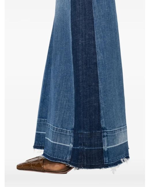Seafarer Blue Patch Pocket Flare Jeans
