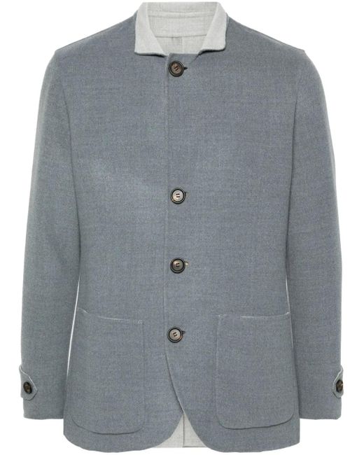 Eleventy Omkeerbare Blazer in het Blue voor heren