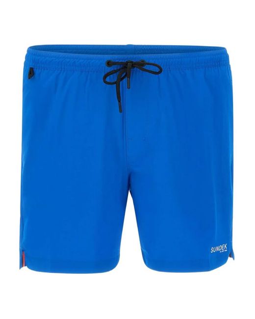 Sundek Blue Boardshort Firebird Swim Shorts for men