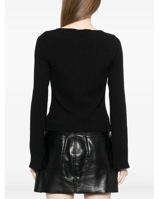 Reformation Black Miller Top