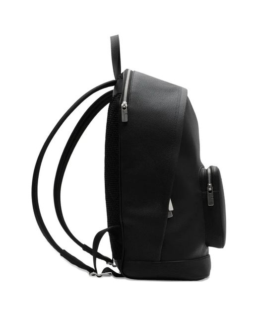 Burberry Black Knight Stamp Backpack for men