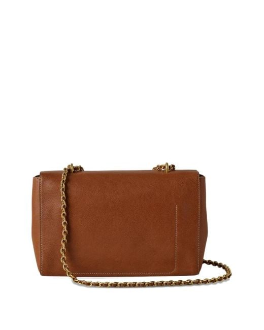 Mulberry Brown Medium Lily Chain-Strap Shoulder Bag