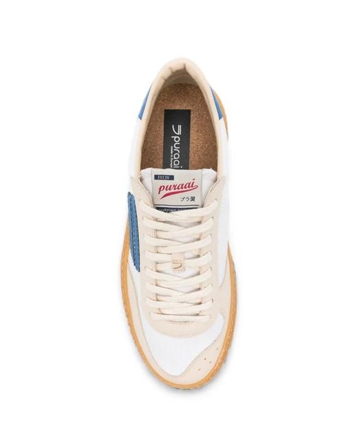 PURAAI Blue Baskets À Lacets for men
