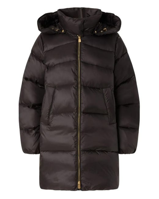 Pinko フーデッド パデッドコート Black