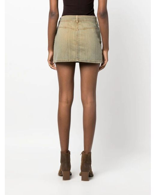 Jupe En Jean À Boucle Ovale DIESEL en coloris Natural