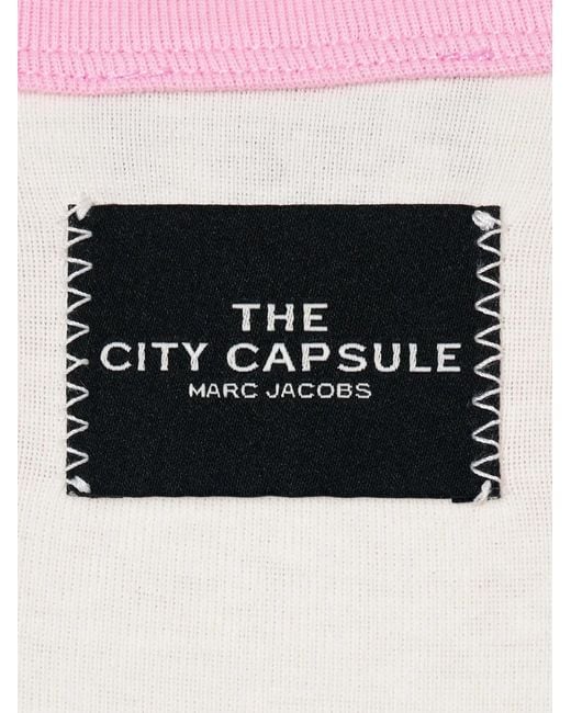 T-Shirt Con Stampa di Marc Jacobs in Pink