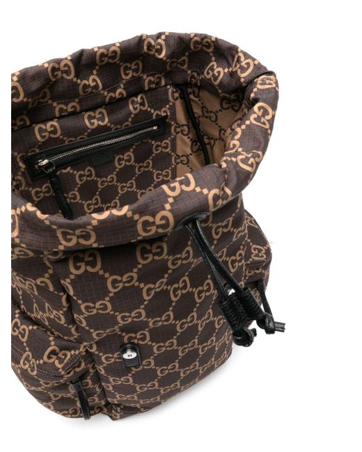 Sac à dos GG en tissu indéchirable Gucci pour homme en coloris Black