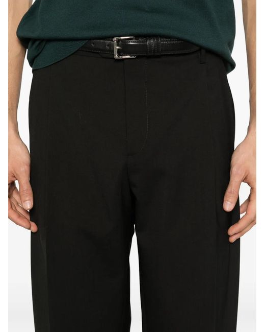 Briglia 1949 Black Arnos Pleated Trousers for men