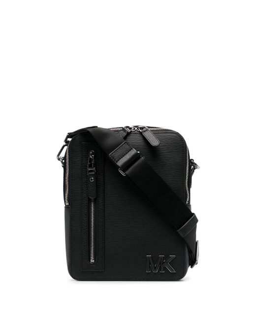 Michael Kors Hudson Leather Crossbody Bag in Black for Men | Lyst Canada