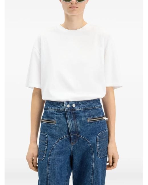 Jean Paul Gaultier White Printed T-Shirt