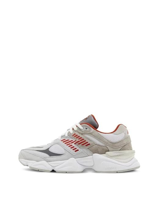 New Balance White 9060 Sneakers for men