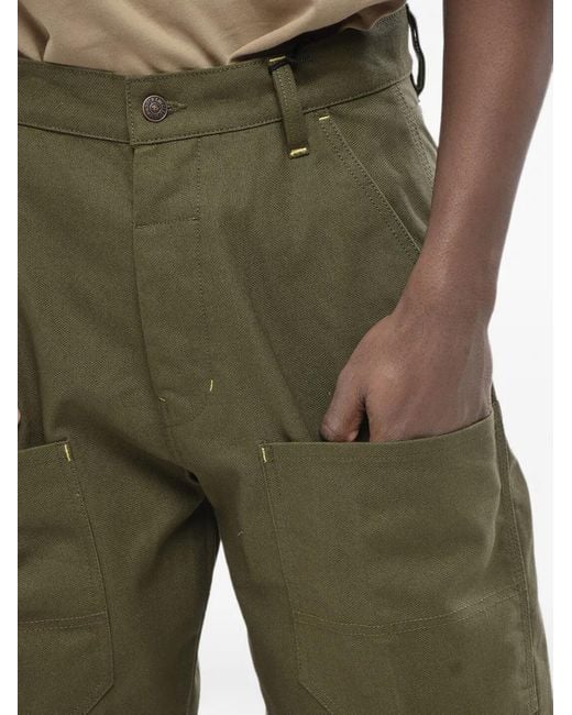 DIESEL Green Egan Carpenter Trousers for men