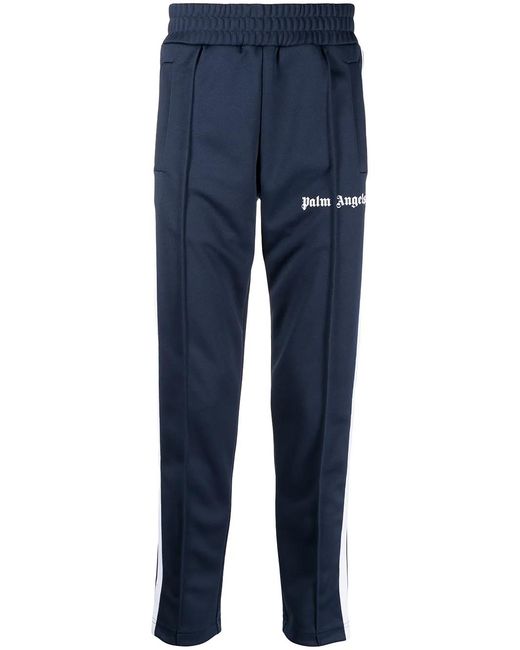 Palm Angels Jogginghose Mit Logo-Print in Blue für Herren