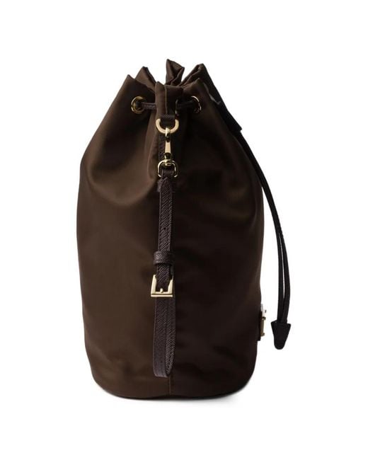 Pouch Re-Nylon di Prada in Black