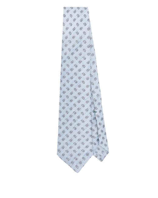 メンズ Luigi Borrelli Napoli ペイズリー ネクタイ Blue