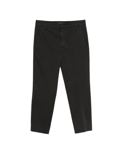 Dondup Black Nima Trousers