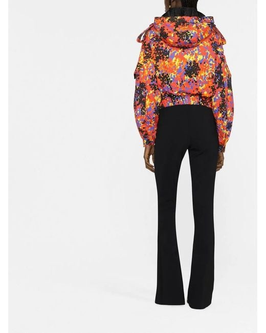 DSquared² Black Logo-chain Flared Trousers