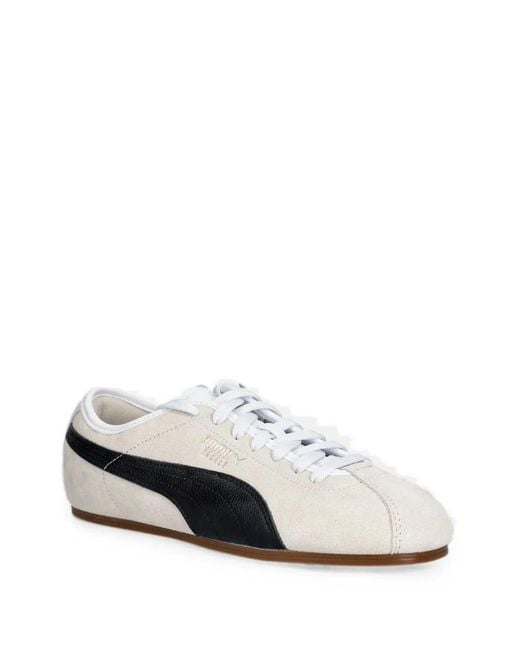 PUMA White Tackle Sneakers