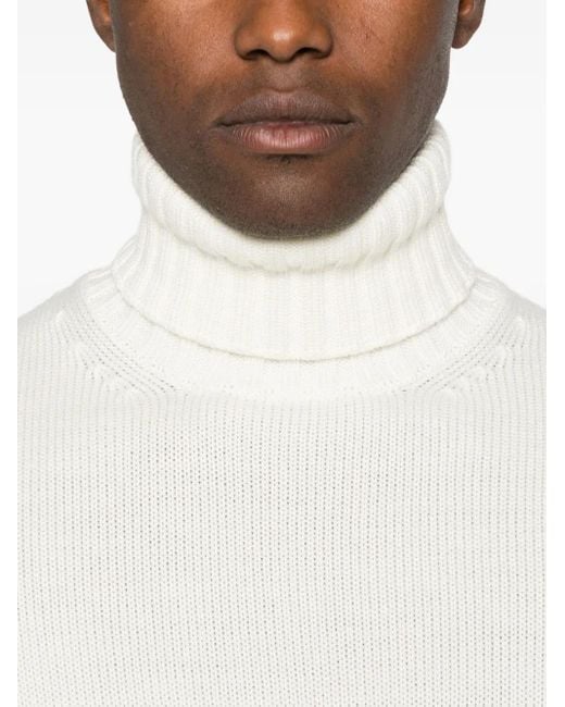 Pull À Col Roulé FILIPPO DE LAURENTIIS pour homme en coloris White